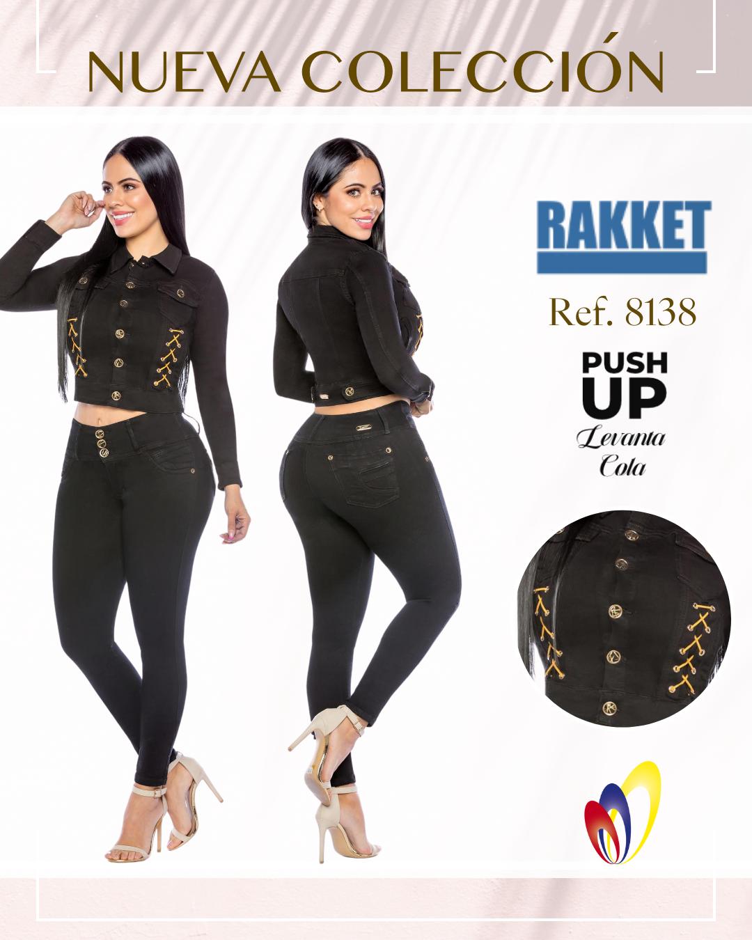 Conjunto Rakket Colombiano Push Up y Chaqueta Vaquera